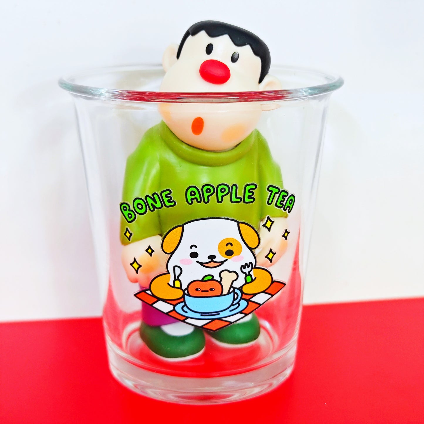 Bone Apple Tea Glass Cup