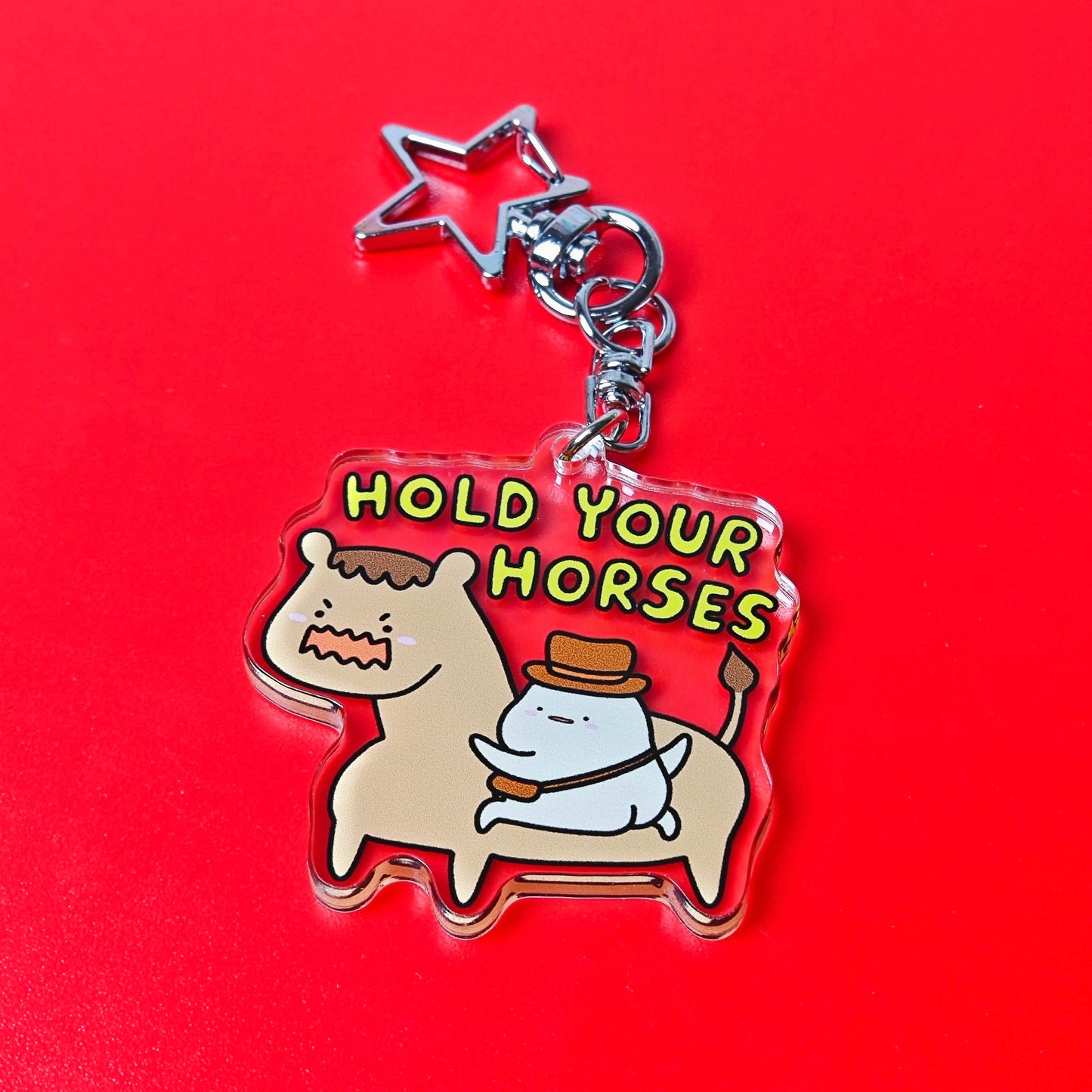 Hold Your Horses Keychain