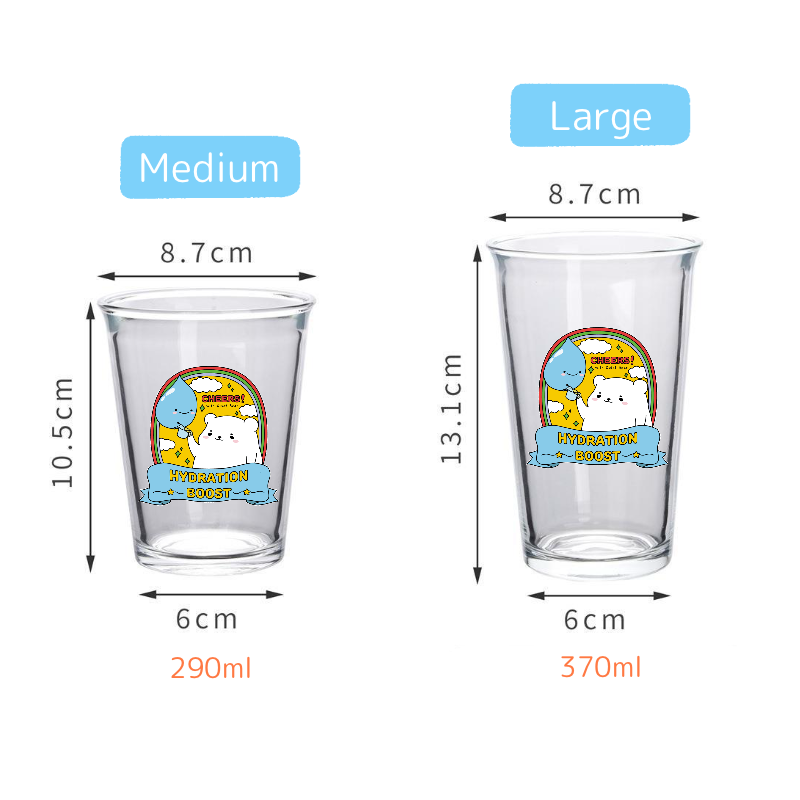 Hydration Boost Glass Cup