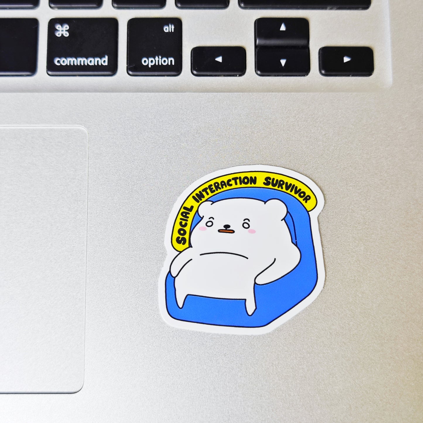 Social Interaction Survivor Sticker