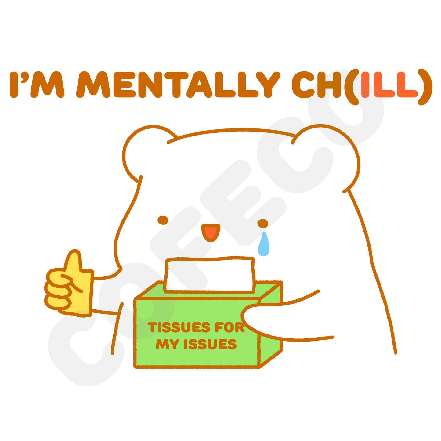 (CLEARANCE) I’m Mentally Ch(ill) Apparel
