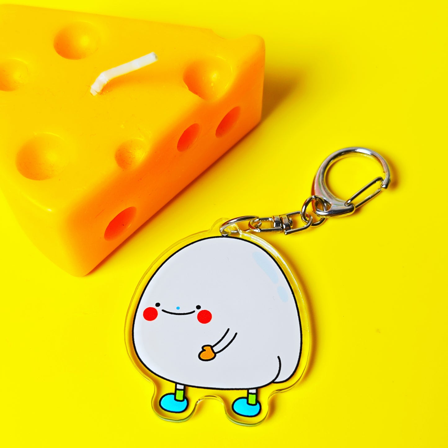 Egg Crack Keychain