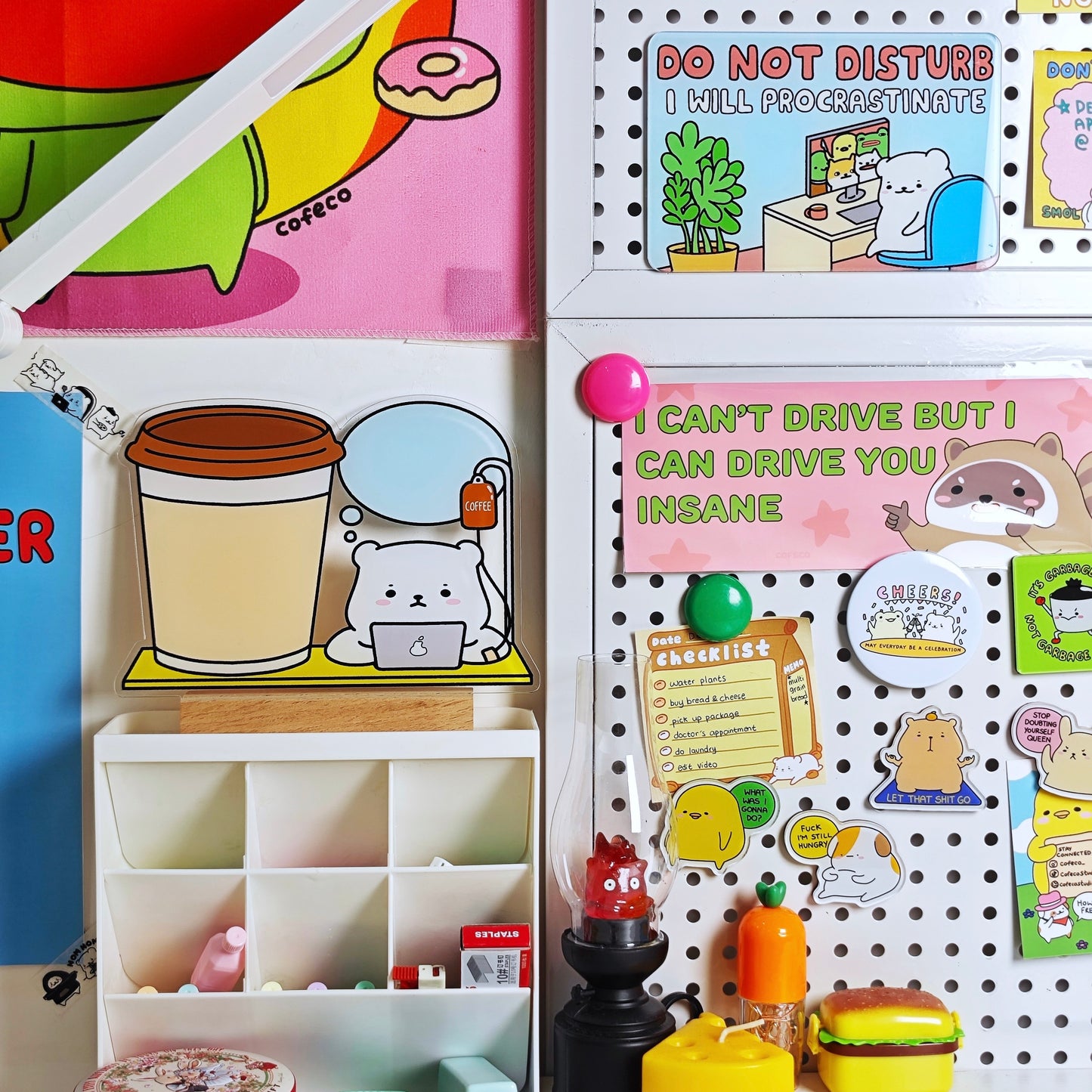 Coffee Bear Message Board
