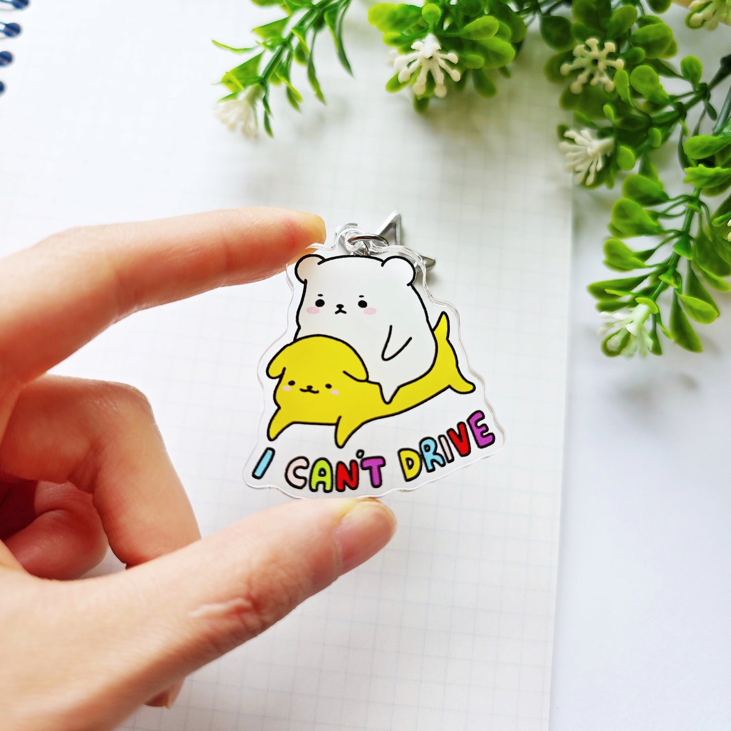 I Can’t Drive Acrylic Keychain