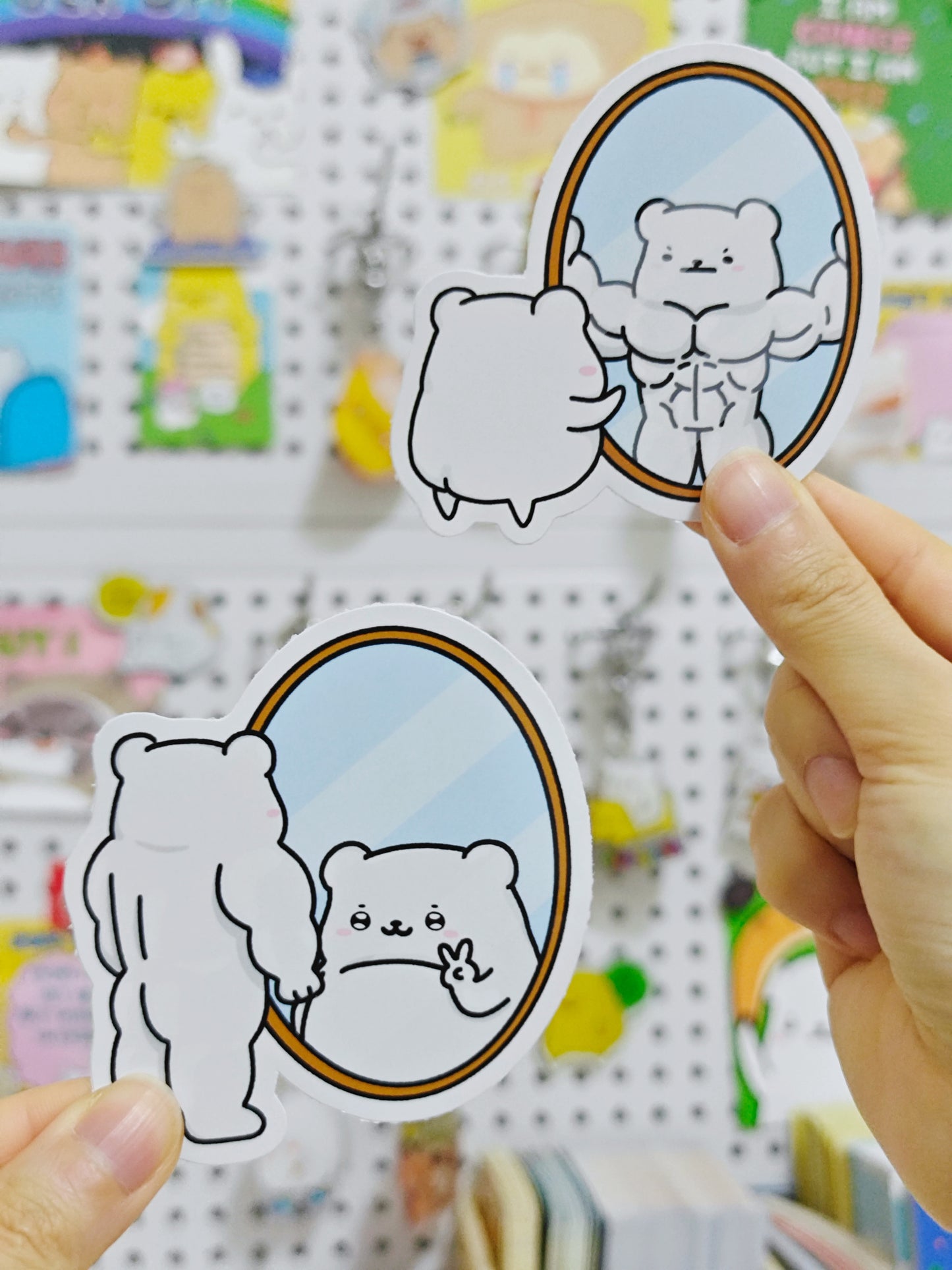 Mirror Ideal Type Large Stickers
