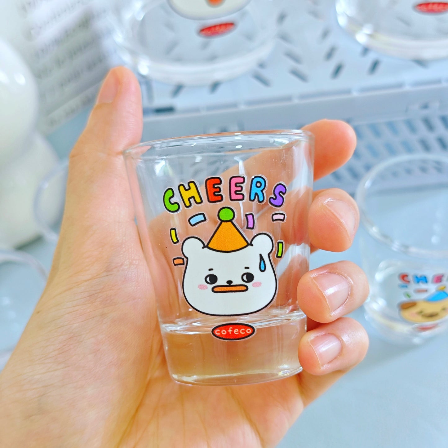 Cheers! Glass Cup Shot Glass