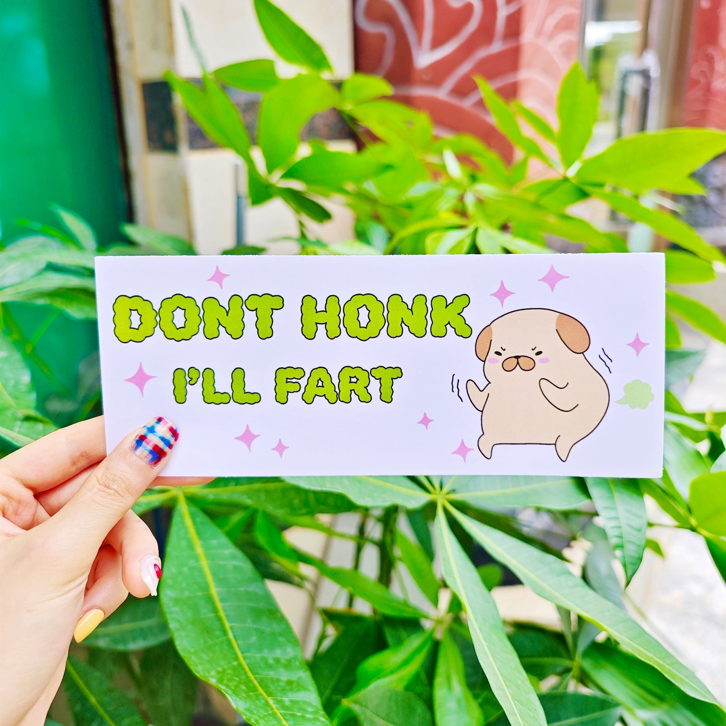 Don’t Honk I’ll Fart Bumper Sticker