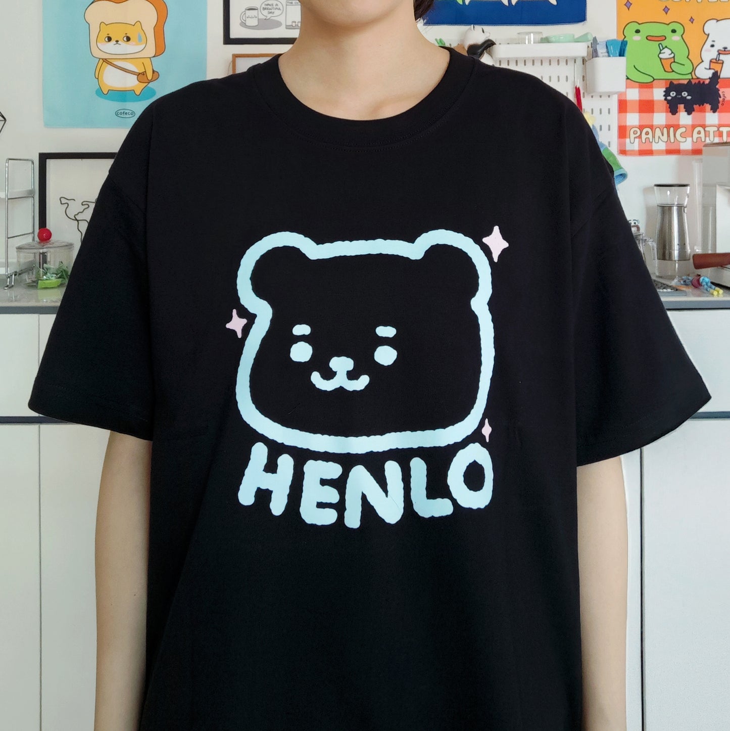 Henlo Quiet Bear T-shirt