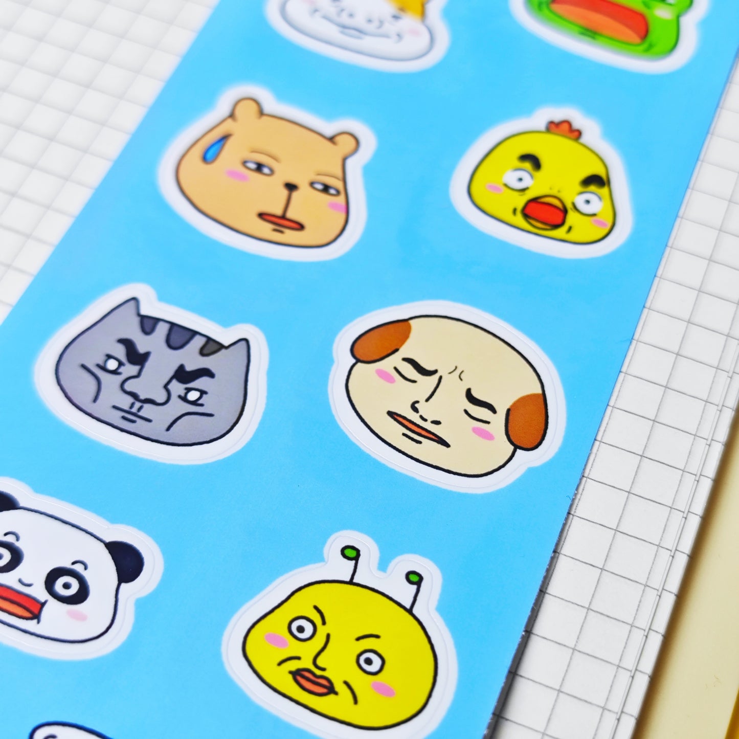 That’s My Faceu Sticker Sheet