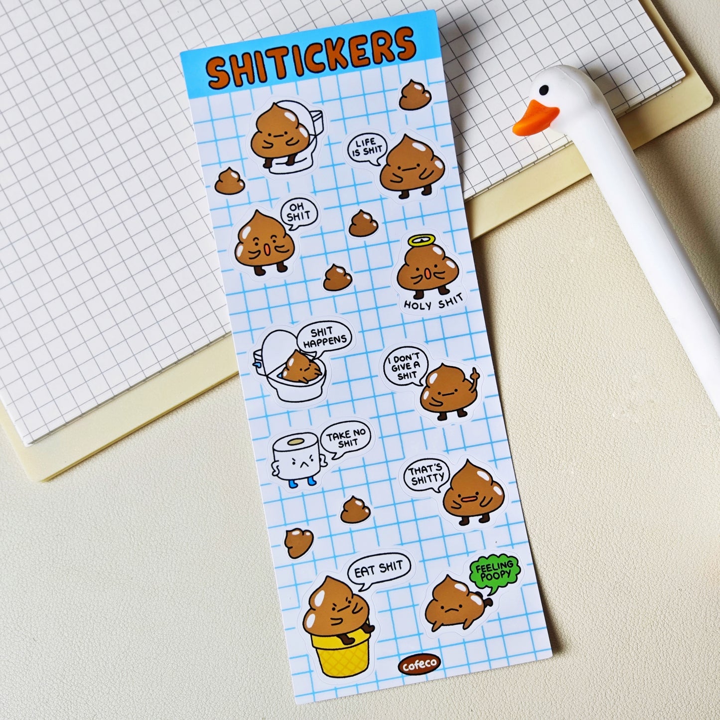 Shiticker Sheet