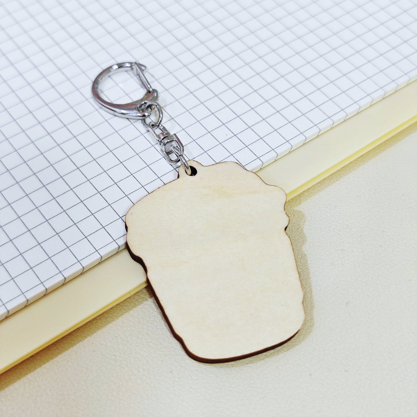 Cofeco Coffee Wood Keychain