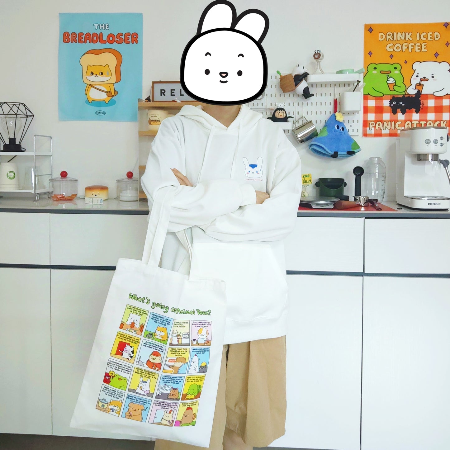 Animal Town Tote Bag