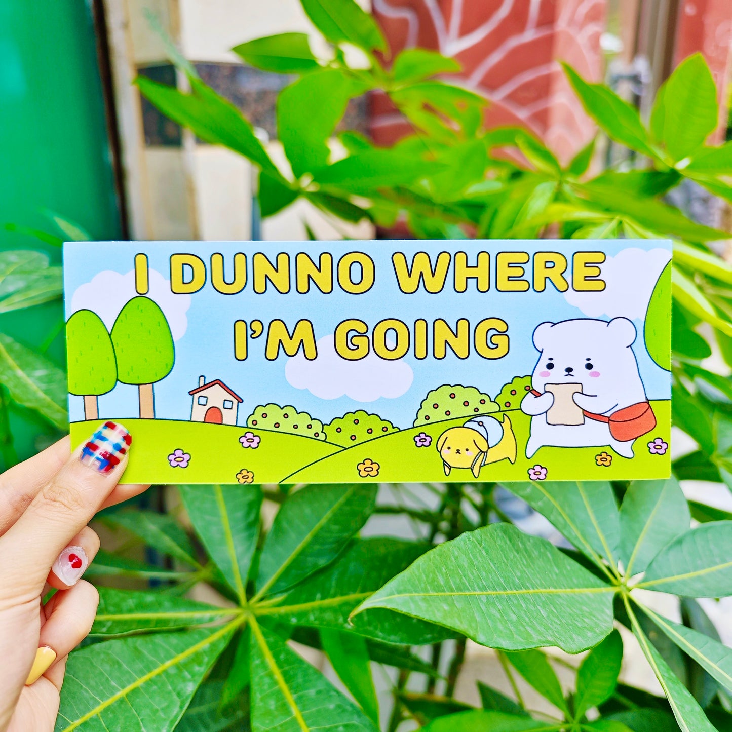 Dunno Where I’m Going Bumper Sticker