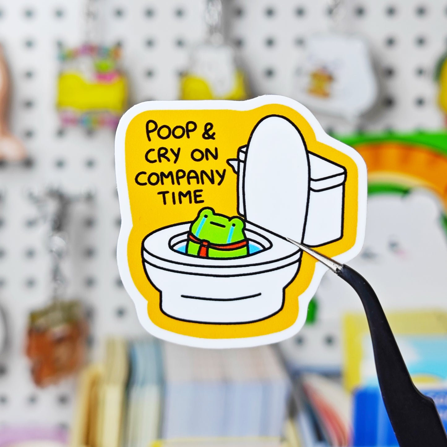 Chaotic Work Vibes Stickers