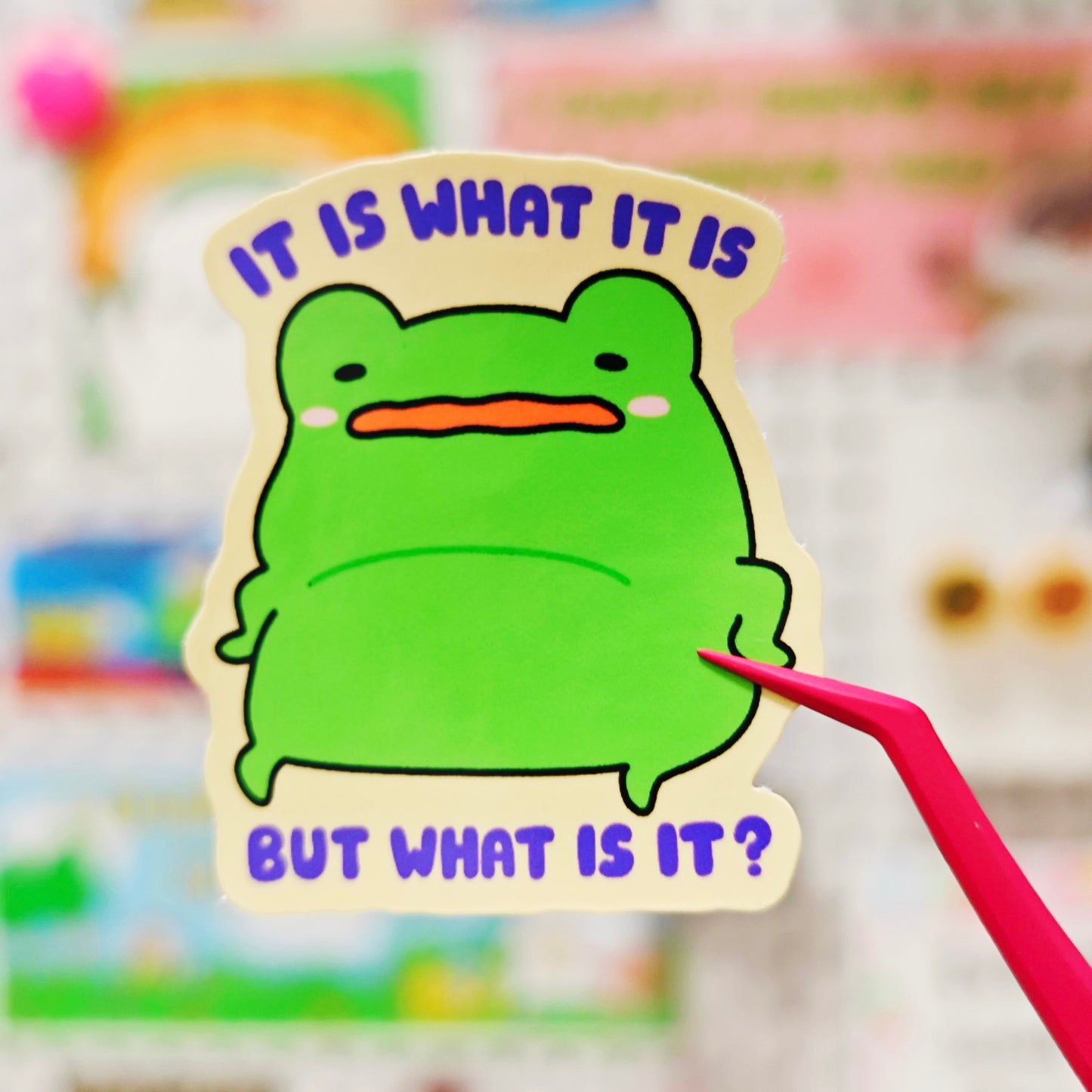 It is what it is..but what is it? Sticker