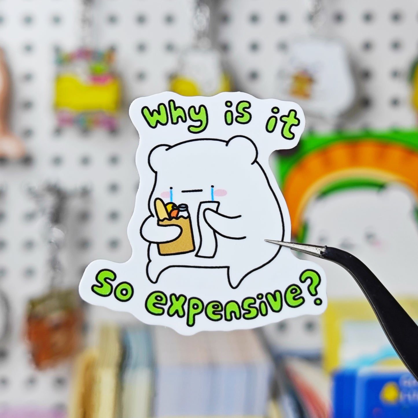 Broke Bear Stickers
