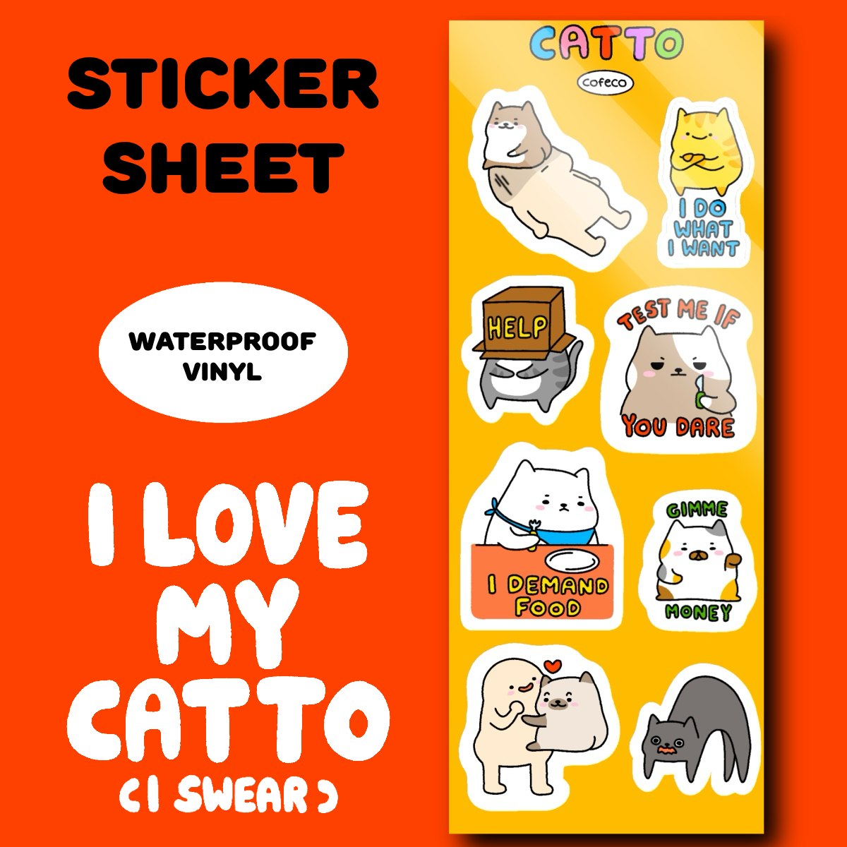 Catto Sticker Sheet