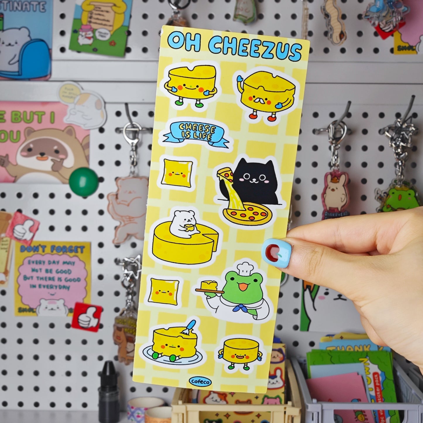 Oh Cheezus Sticker Sheet