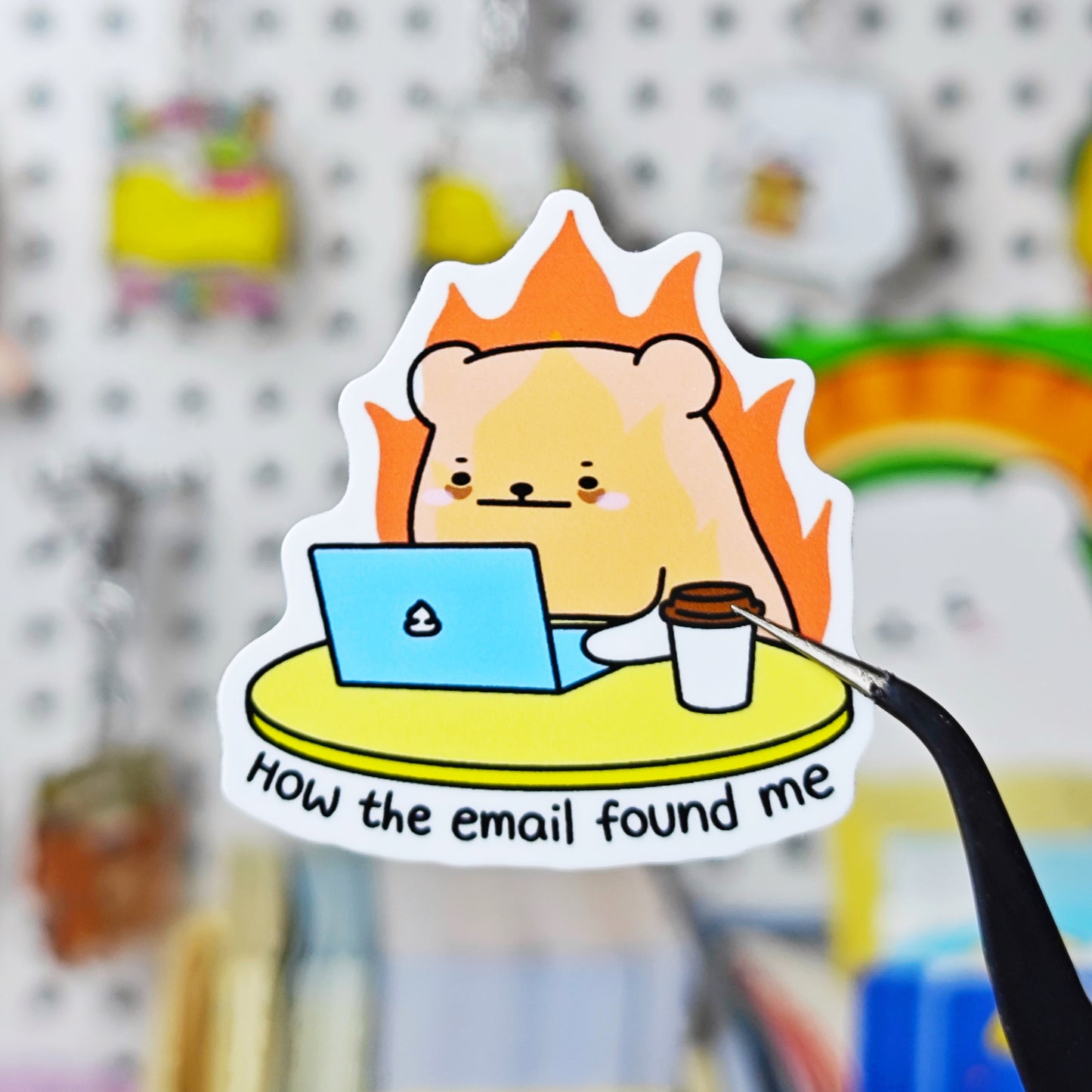 Chaotic Work Vibes Stickers