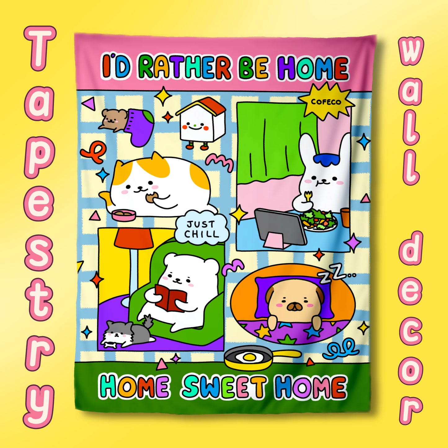 Home Sweet Home Tapestry