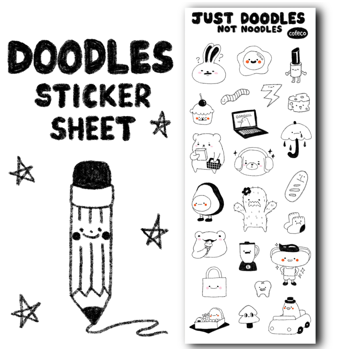 Just Doodles Sticker Sheet