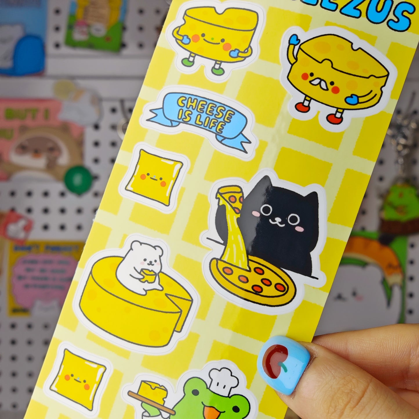 Oh Cheezus Sticker Sheet