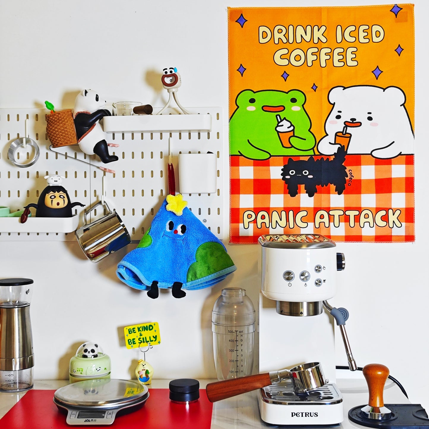 Drink Iced Coffee, Panic Attack Tapestry