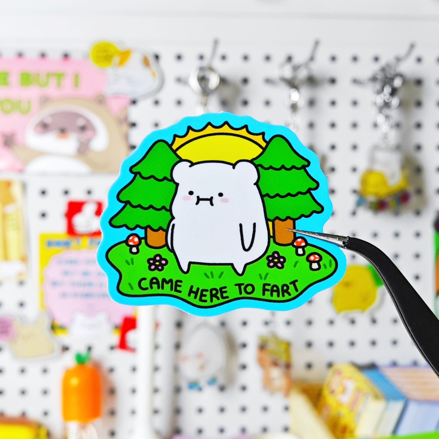 Came Here To Fart Sticker