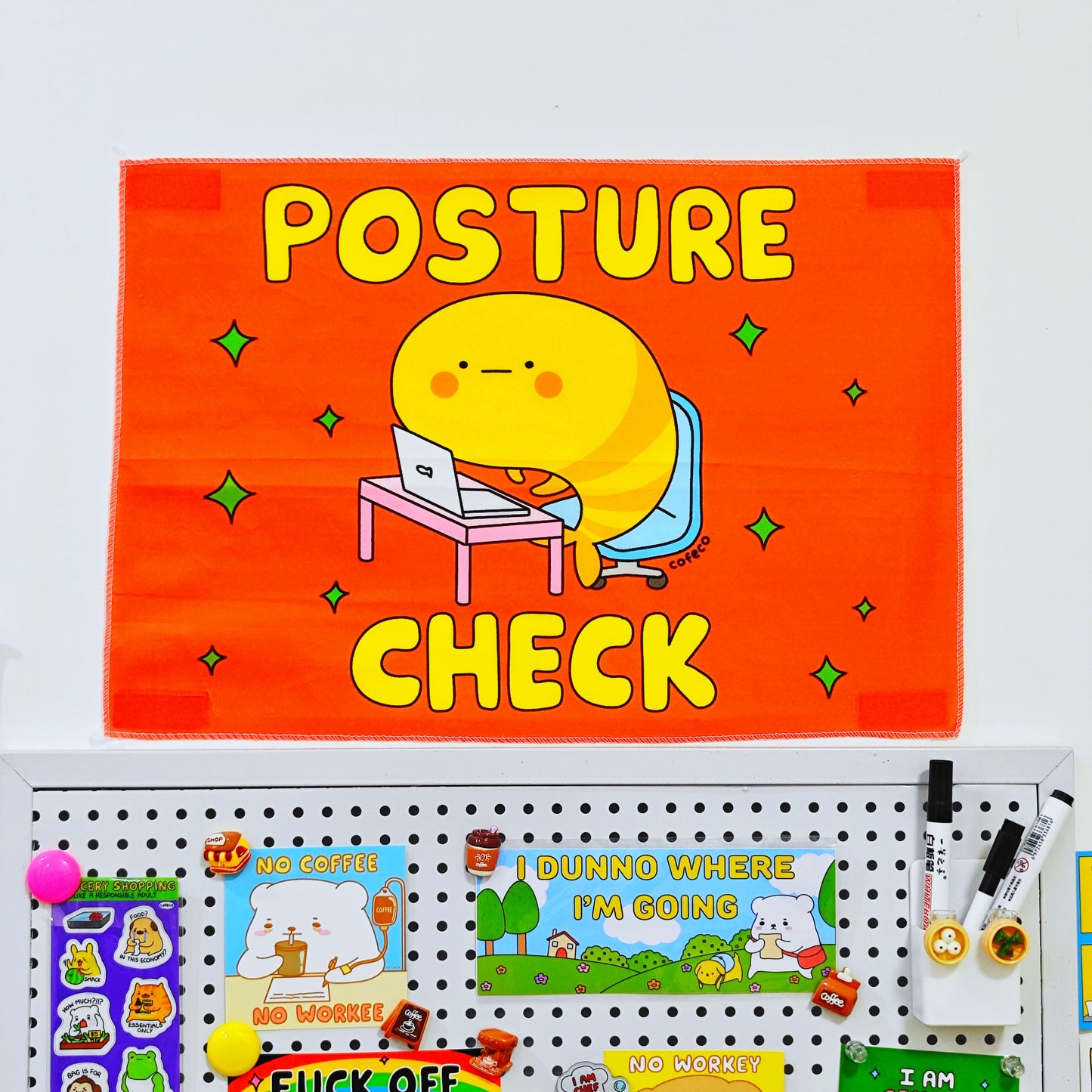 Posture Check Tapestry