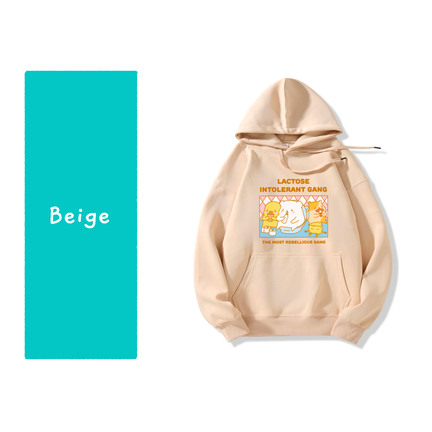 Lactose Intolerant Gang Hoodie