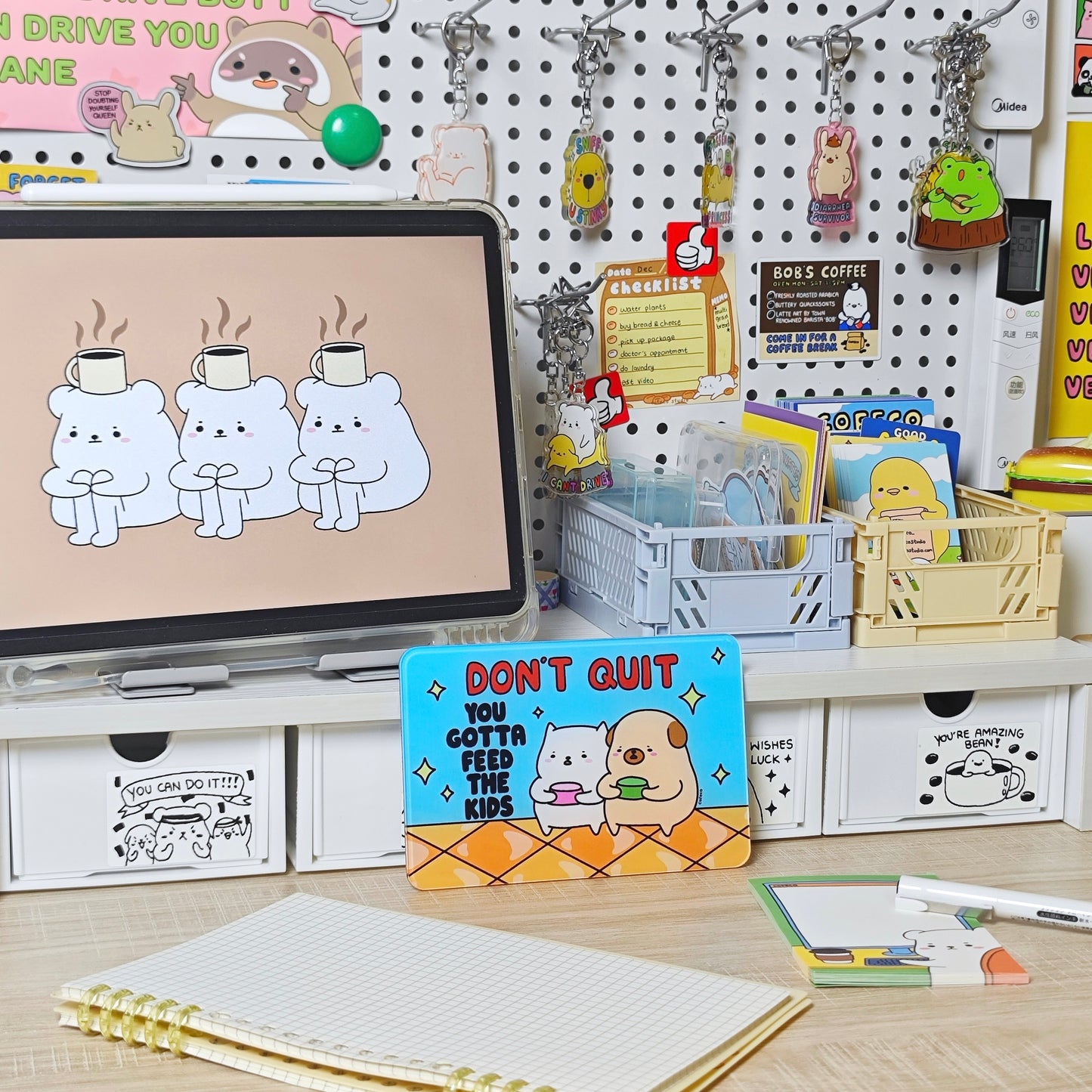 Don’t Quit, You Gotta Feed The Kids Sign