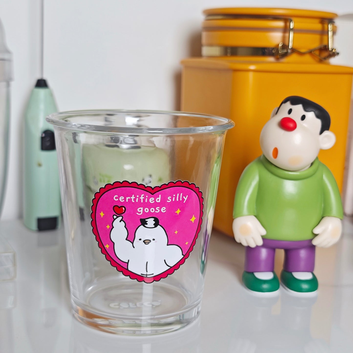 Certified Silly Goose Glass Cup