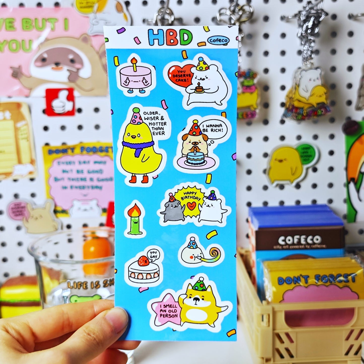 Happy Birthday Sticker Sheet