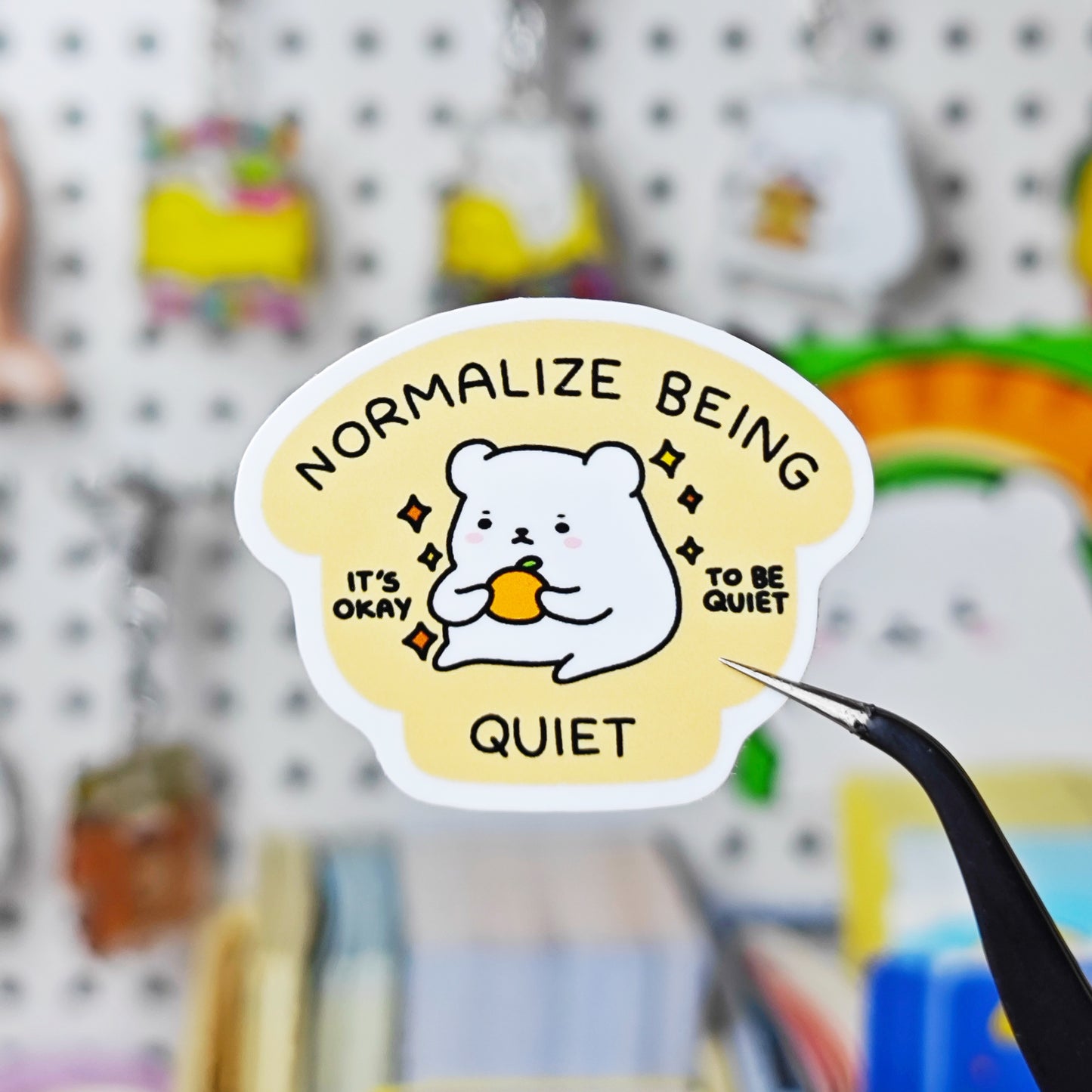Normalize Being Quiet Sticker