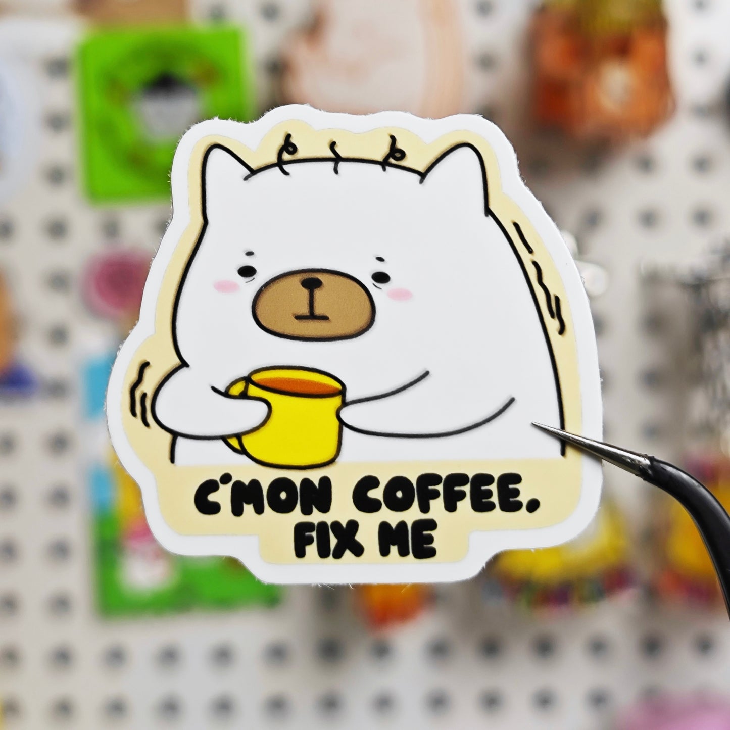 Coffee Animals Stickers