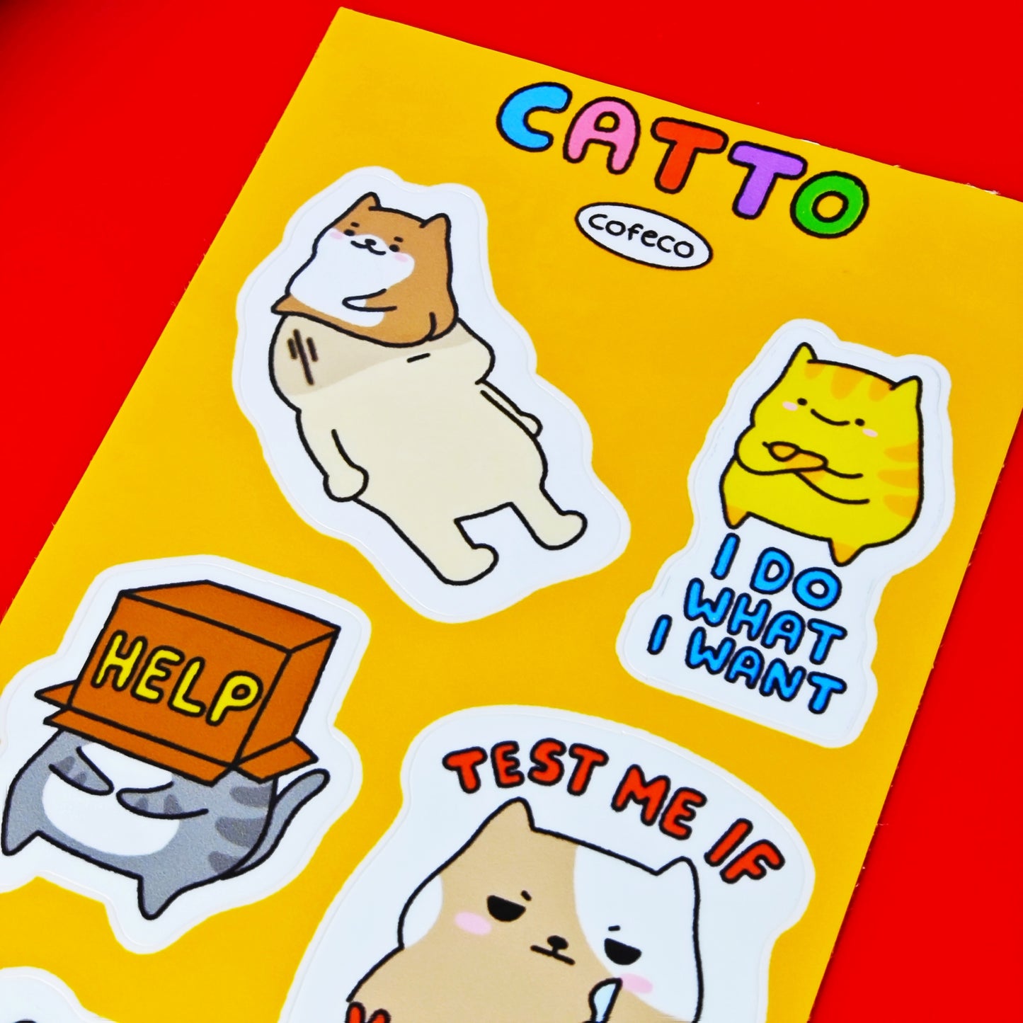 Catto Sticker Sheet