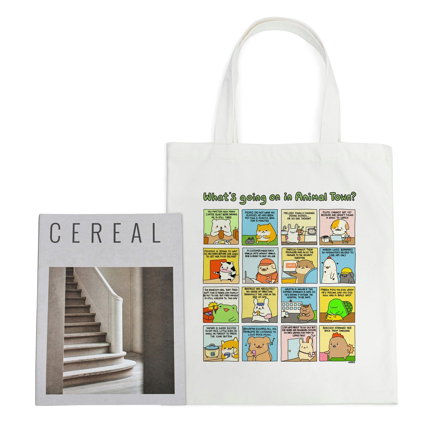 Animal Town Tote Bag