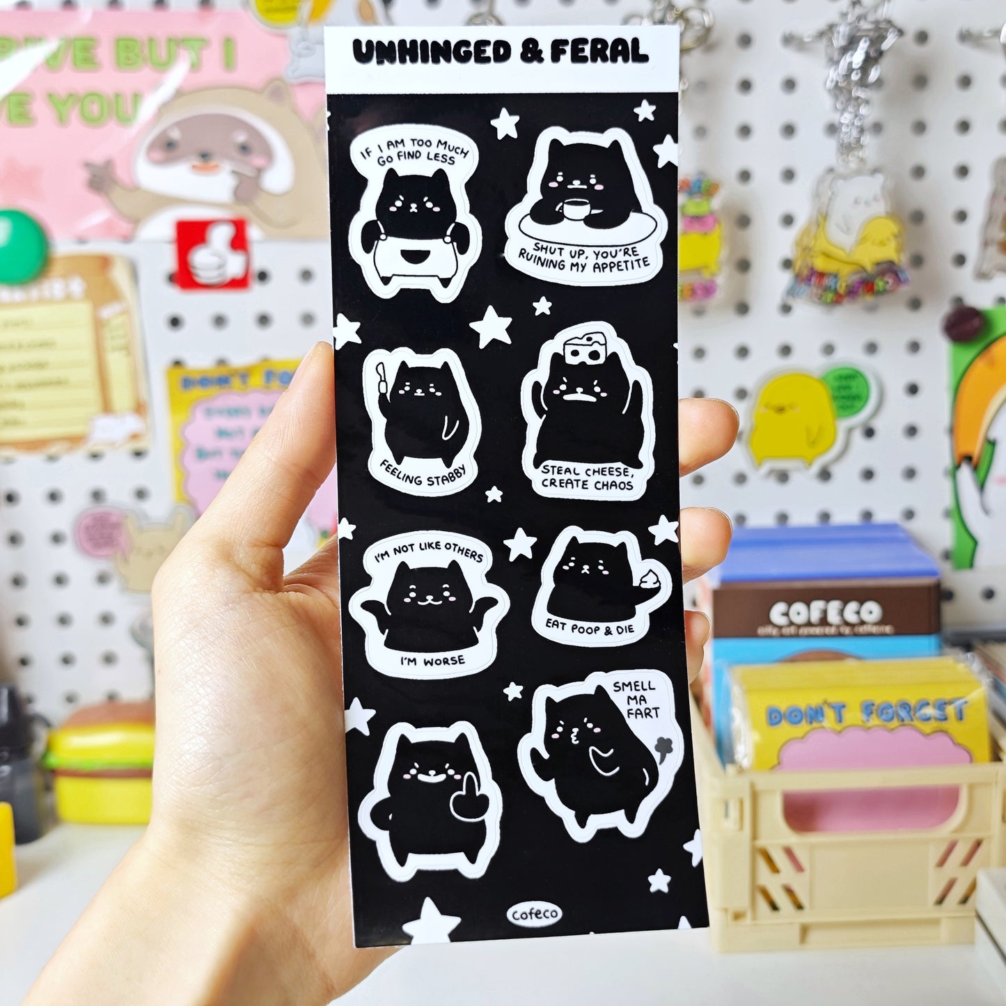 Unhinged & Feral Sticker Sheet