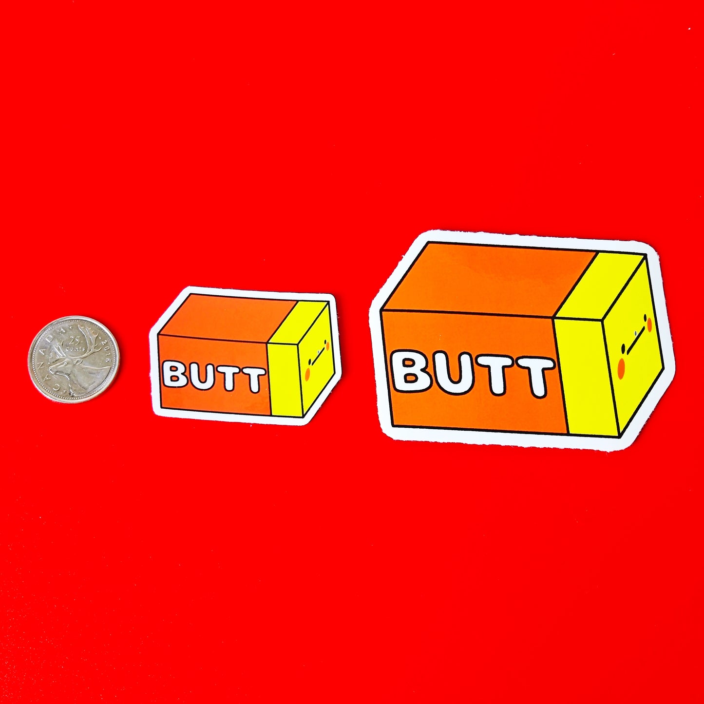 Butter Butt Sticker