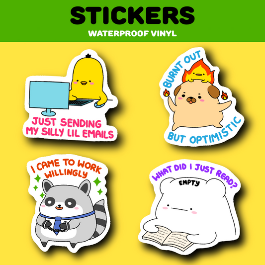 Professional Workers Sticker Collection