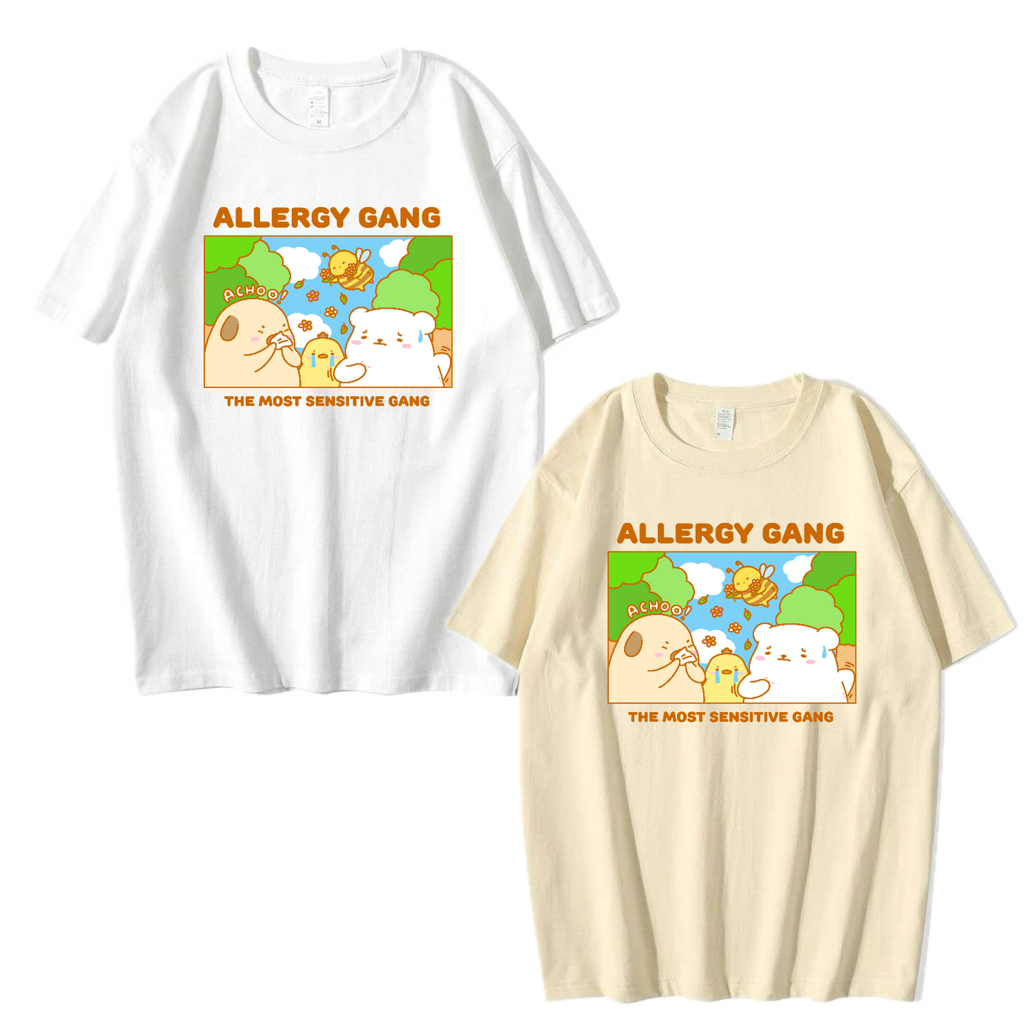 Allergy Gang Apparel: Tshirt, Crewneck, Hoodie