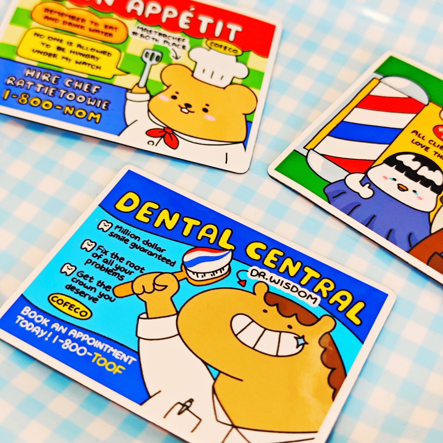 Silly Advertisement Sticker Magnets Collection 2