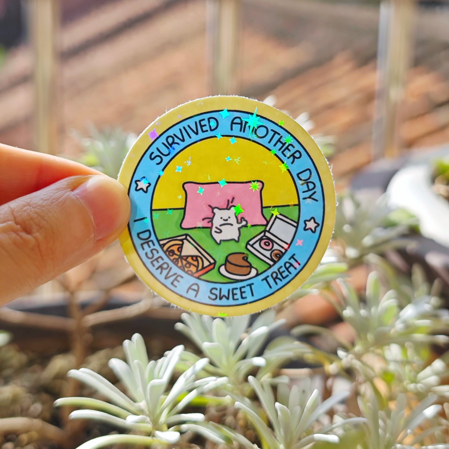 Survived Another Day Sticker