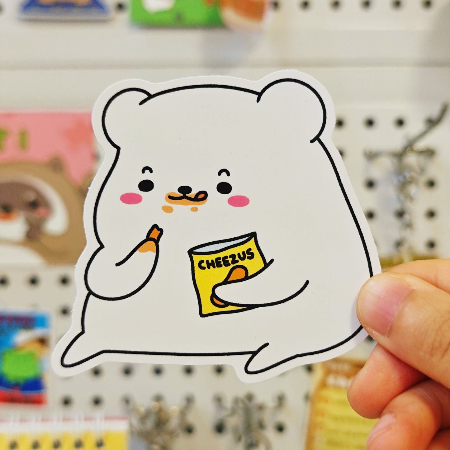 Quiet Bear JUMBO Stickers