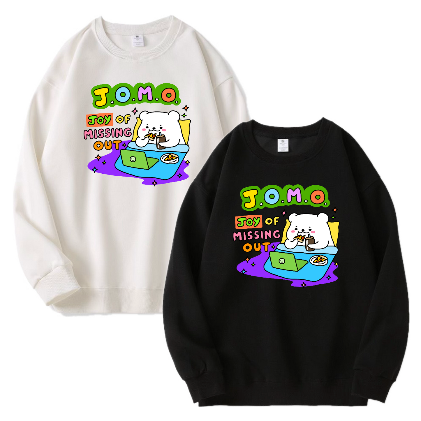 JOMO Joy Of Missing Out Apparel: T-shirt, Crewneck, Hoodie
