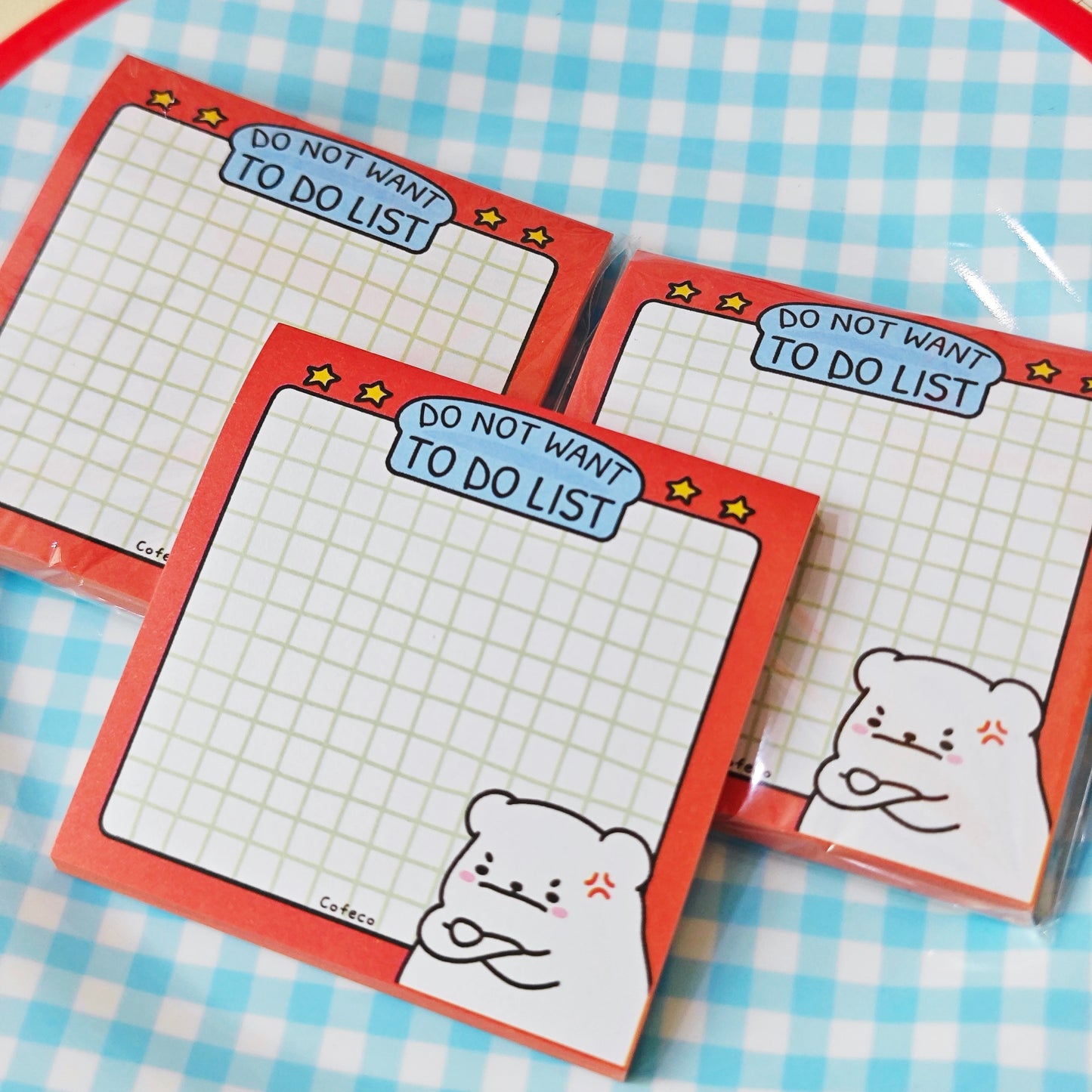 Do Not Want To Do List Sticky Memo Pad