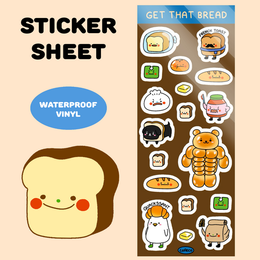 Get That Bread Sticker Sheet