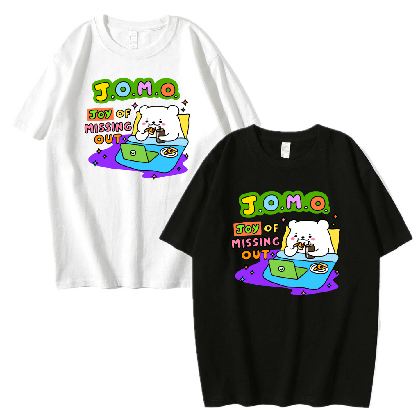 JOMO Joy Of Missing Out Apparel: T-shirt, Crewneck, Hoodie