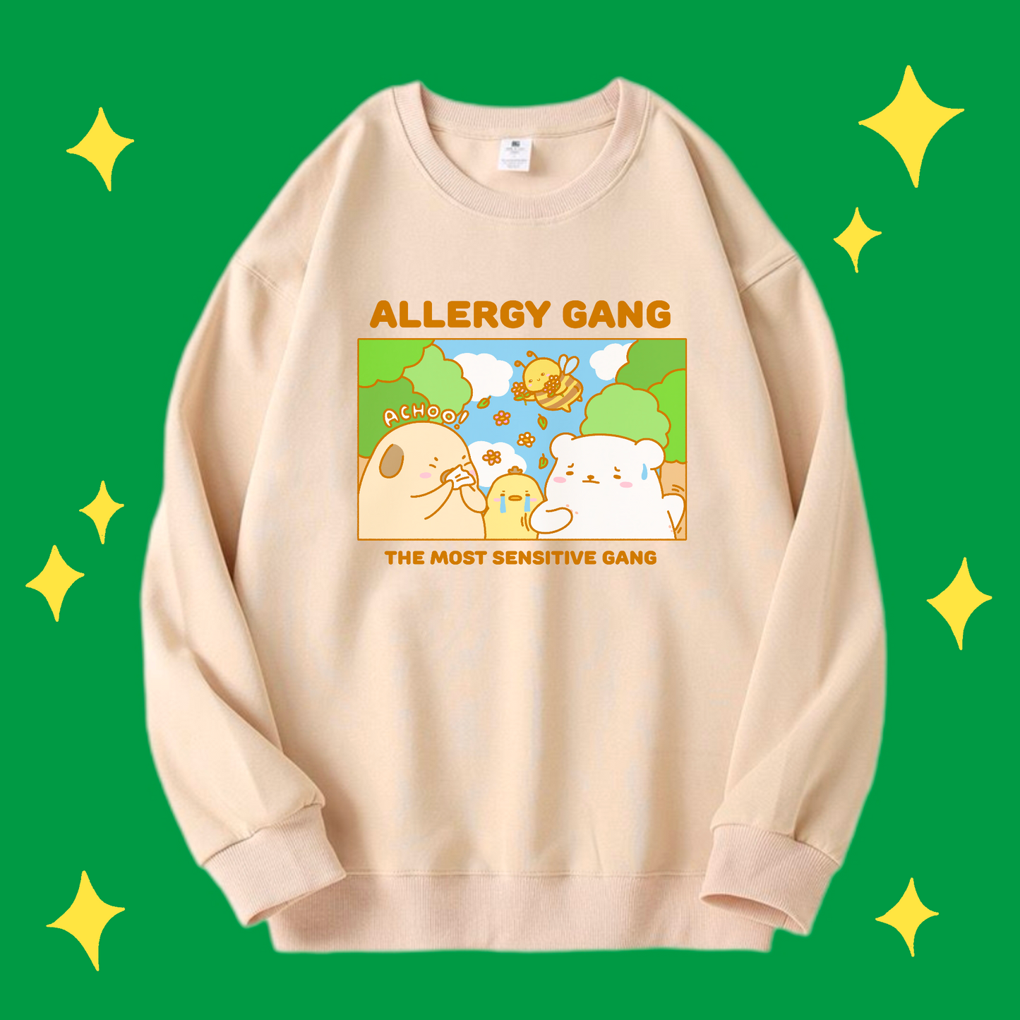 Allergy Gang Crewneck Shirt