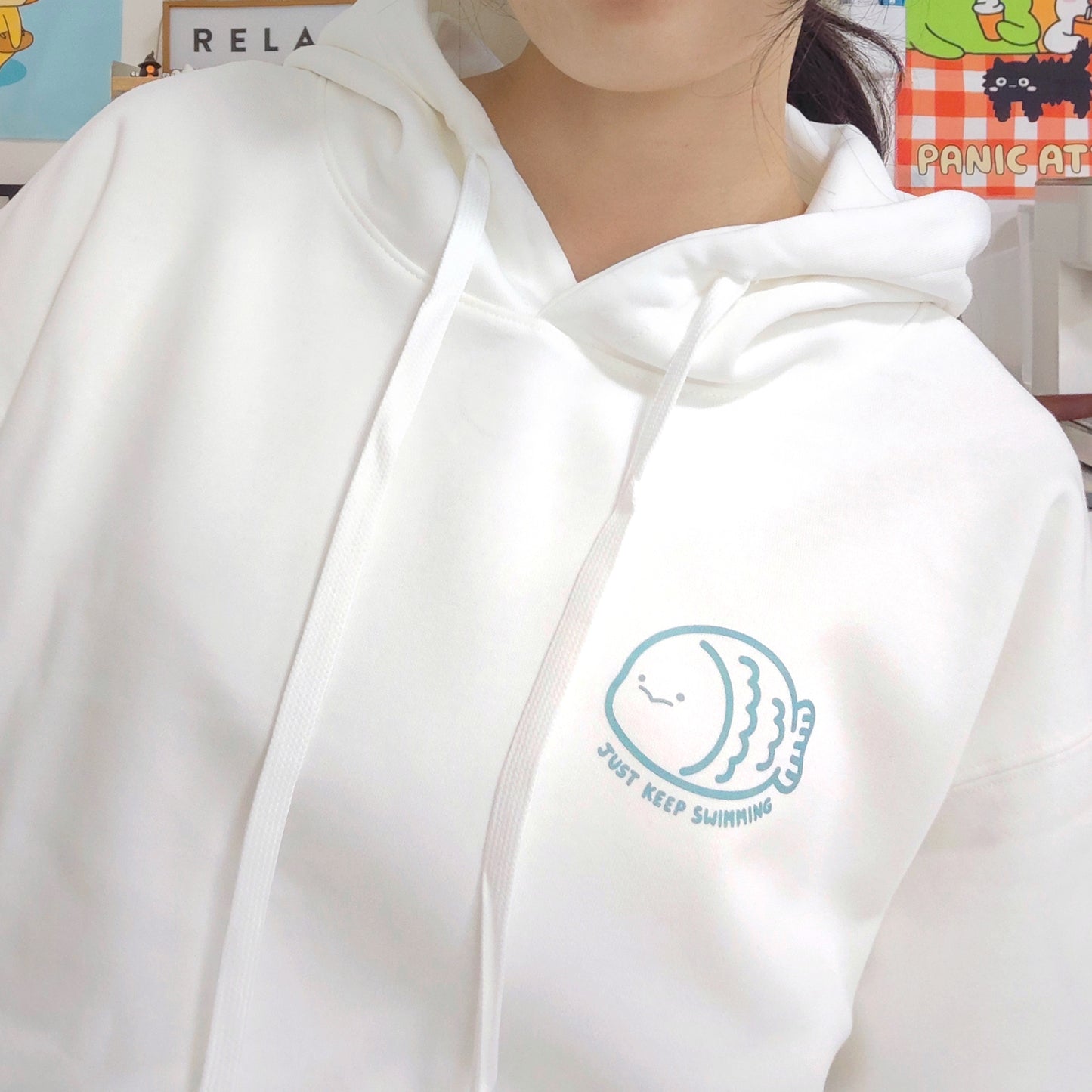 Just Keep Swimming Apparel: Tshirt, Crewneck, Hoodie